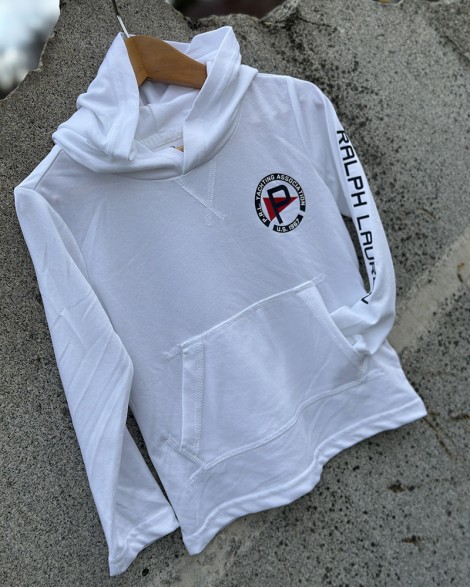 Mikina dětská Ralph Lauren bílá